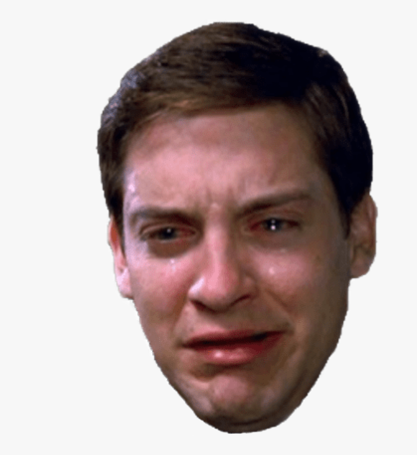 #faceemoji #face #crying #peterparker #spiderman - I M Sorry Crying Meme, HD Png Download, Free Download