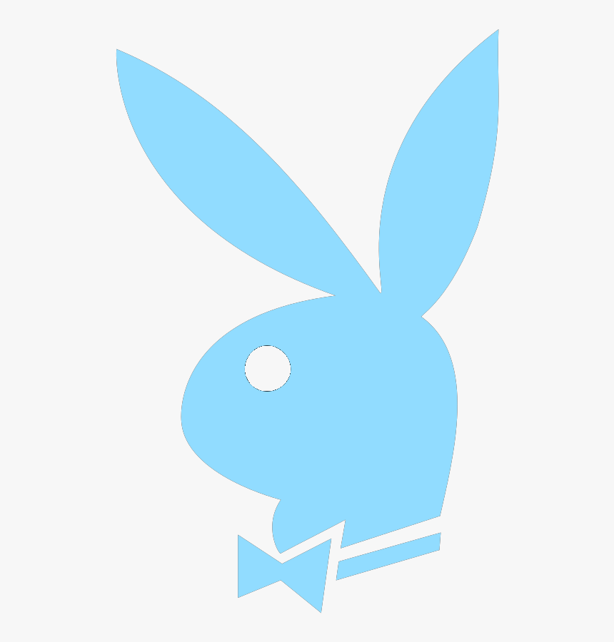 #blue #playboy #bunny #logo #freetoedit - Playboy Logo, HD Png Download, Free Download