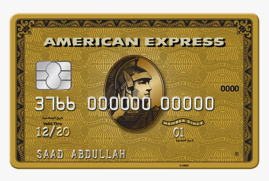 The American Express® Gold Card - American Express Card Bank, HD Png Download, Free Download
