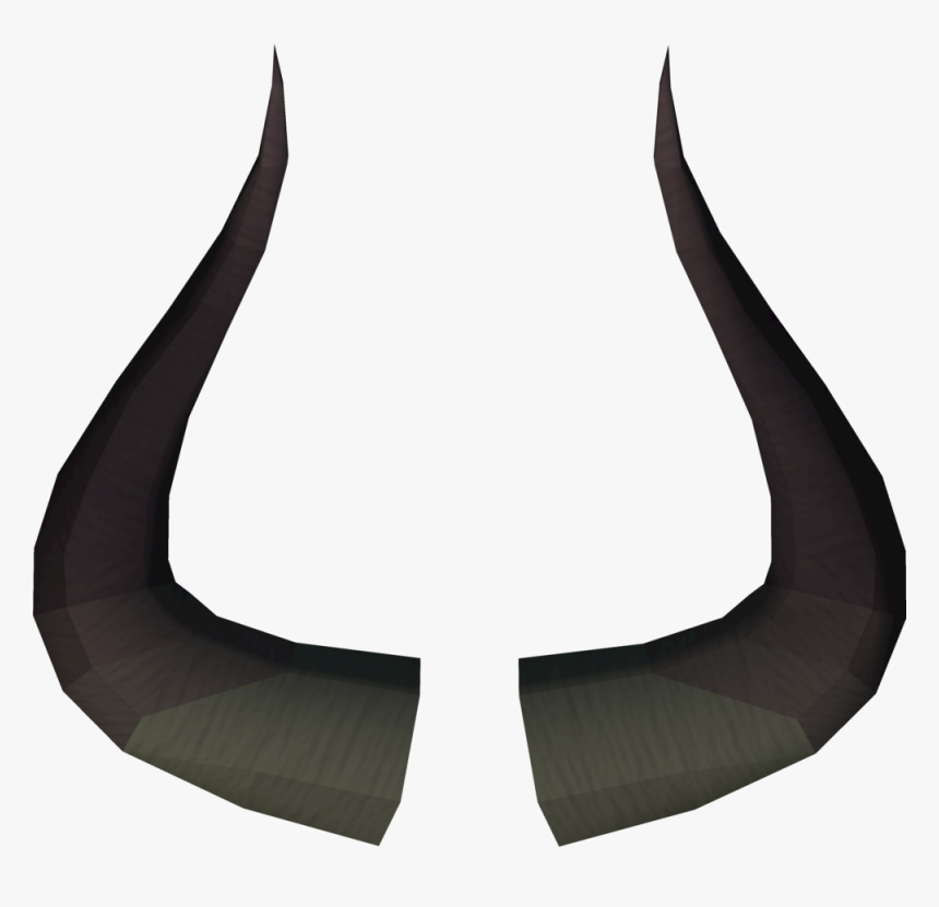 Transparent Black Horns - Transparent Black Devil Horn, HD Png Download, Free Download