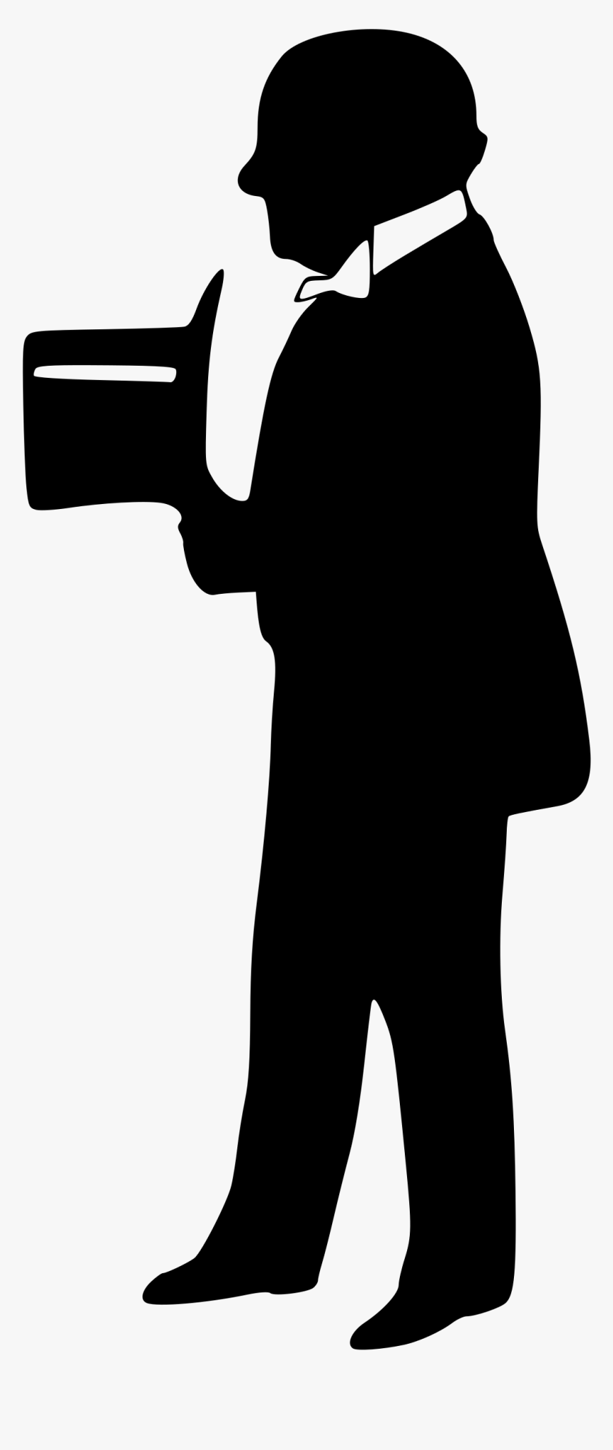 Gentleman Silhouette 2 By Firkin - Shadow Format Man Png, Transparent Png, Free Download