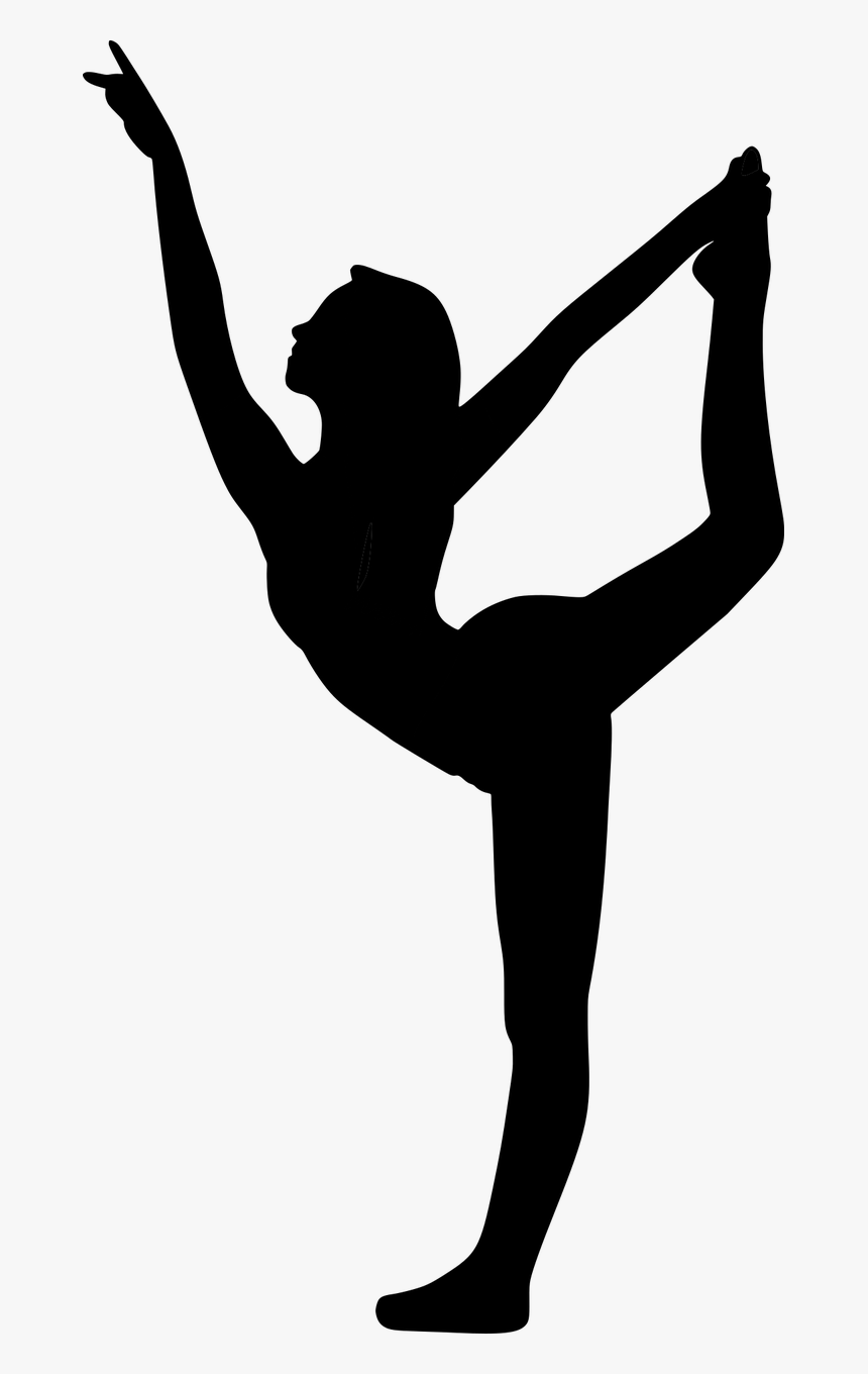 Yoga Frau Silhouette, HD Png Download, Free Download