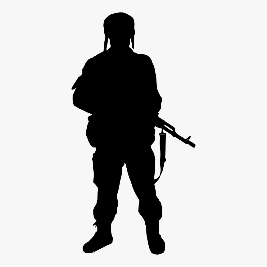 Soldier Silhouette Png, Transparent Png, Free Download