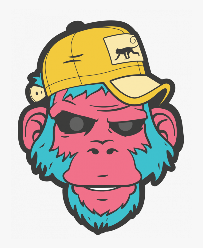 Download Monkey Vector Png Clipart Clip Art Head Smile - Cool Monkey Vector Png, Transparent Png, Free Download