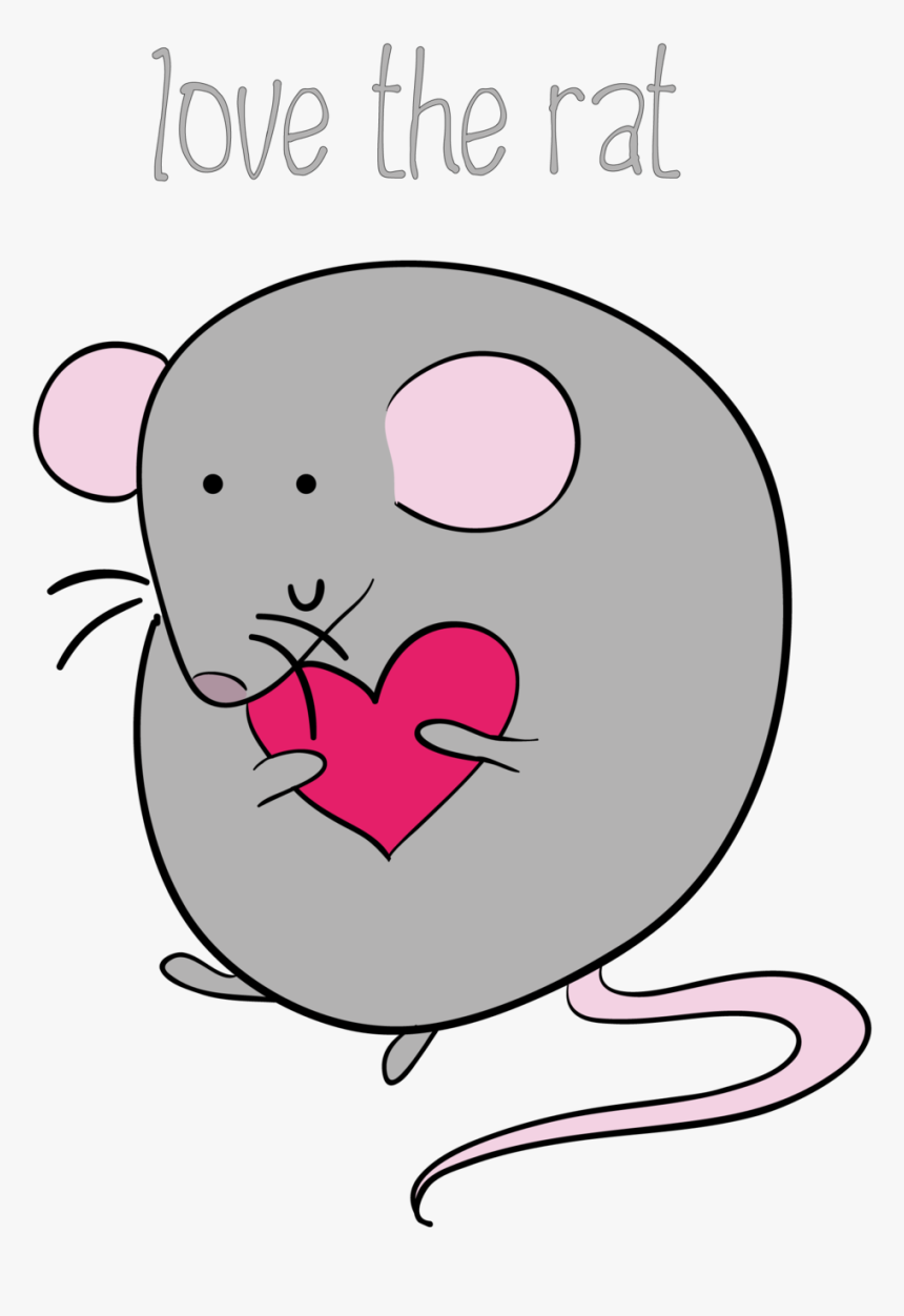 Mouse With Heart, HD Png Download, Free Download