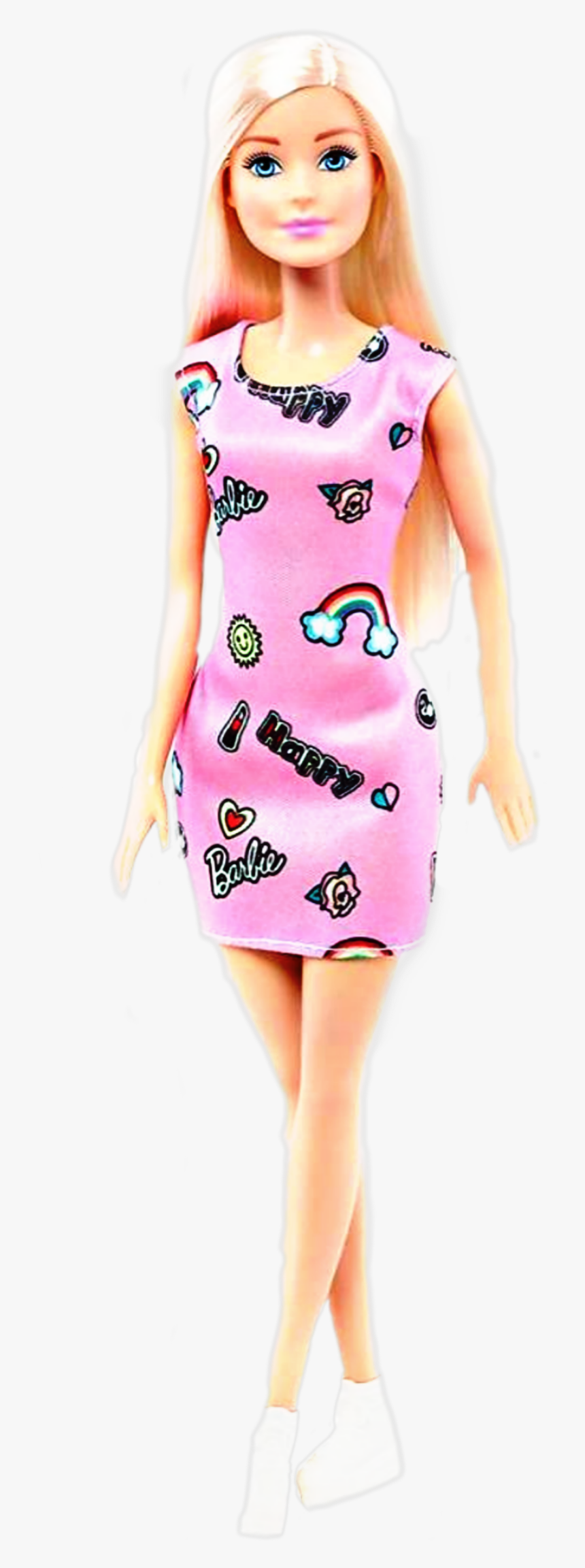 #barbie #doll #girly #playful - Mattel Barbie Chic Doll In Dress Pink, HD Png Download, Free Download