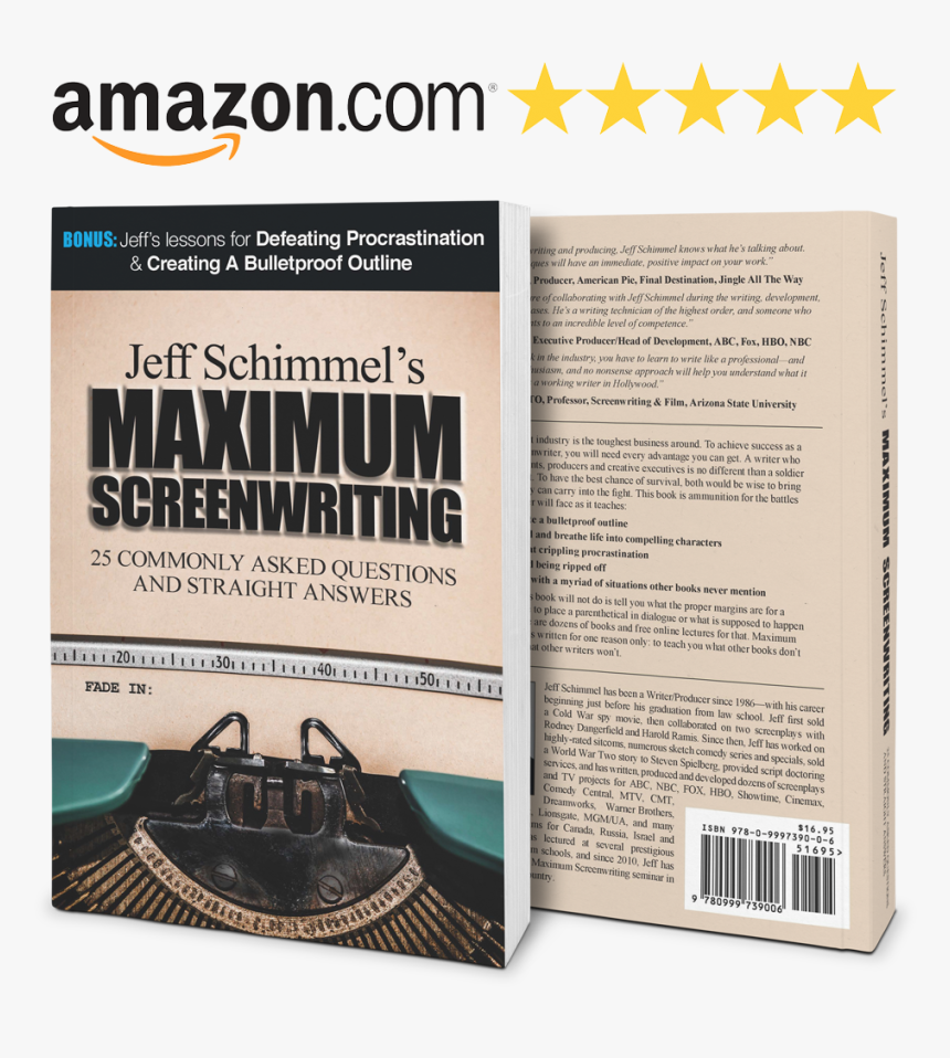 Jeff Schimmels Maximum Screenwriting Book 5 Stars On - Amazon, HD Png Download, Free Download