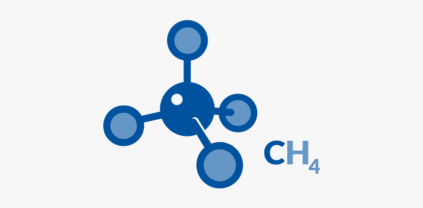 Gas Clipart Gas Molecule - Natural Gas Molecule, HD Png Download, Free Download