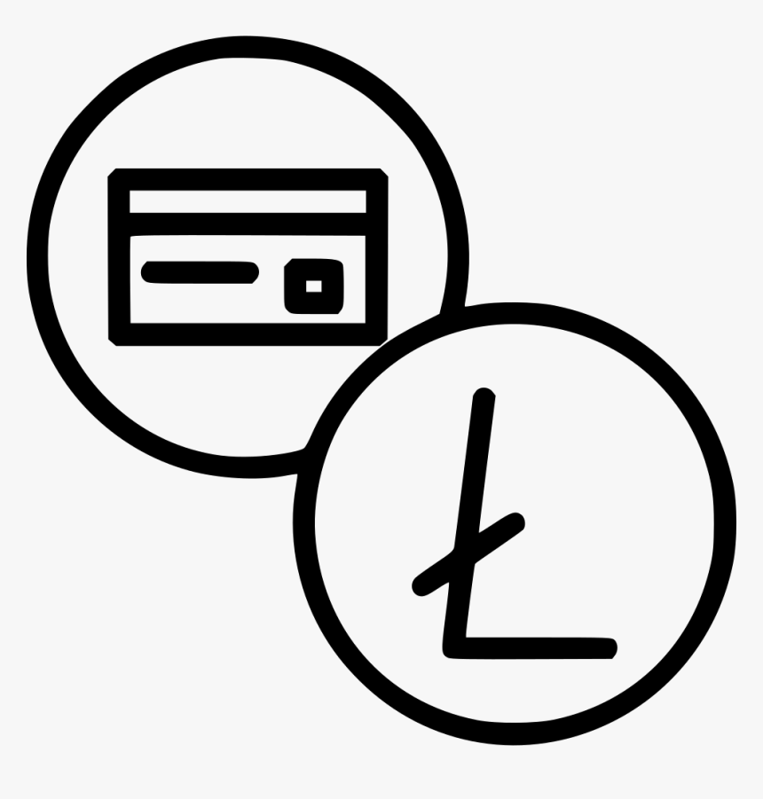 Online Currency Litecoin Banking - Credit Card Interest Rate Icon, HD Png Download, Free Download