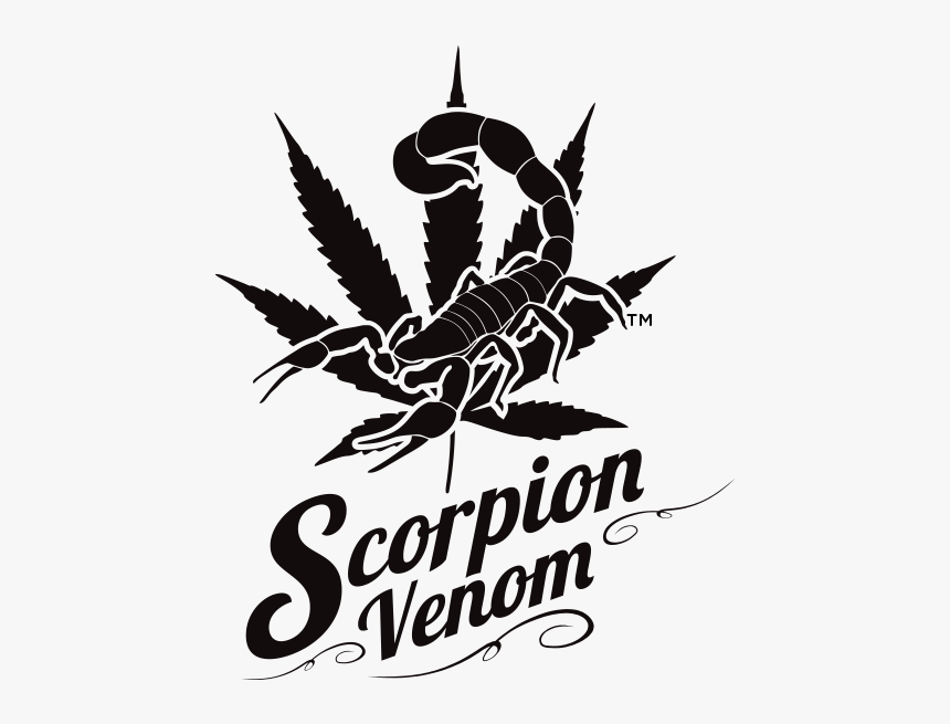Venom Logo Oils Page - Marijuana Leaf Outline, HD Png Download, Free Download
