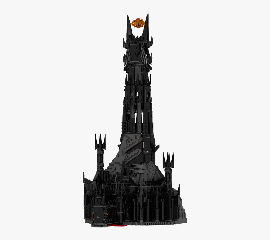 Lego Lord Of The Rings Barad Dur - Eye Of Sauron Tower Png, Transparent Png, Free Download