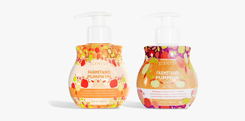 Scentsy Farmstand Pumpkin Hand Soap And Lotion Bundle - Liquid Hand Soap, HD Png Download, Free Download