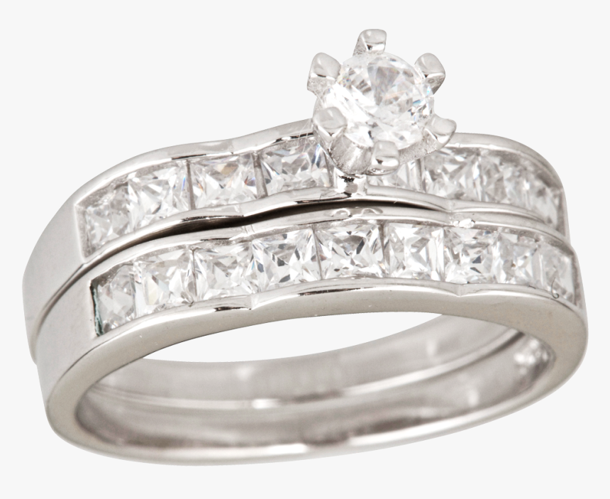 Silver Wedding Rings Png Download - Pre-engagement Ring, Transparent Png, Free Download