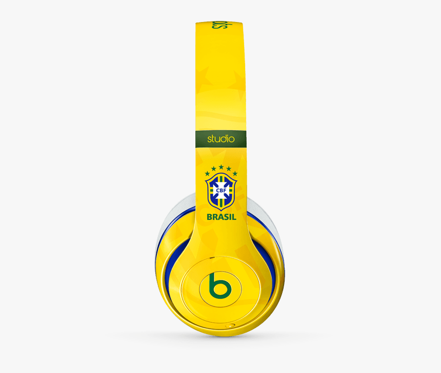 Overear Studio Yellowwhite Standard Side O - Headphones, HD Png Download, Free Download