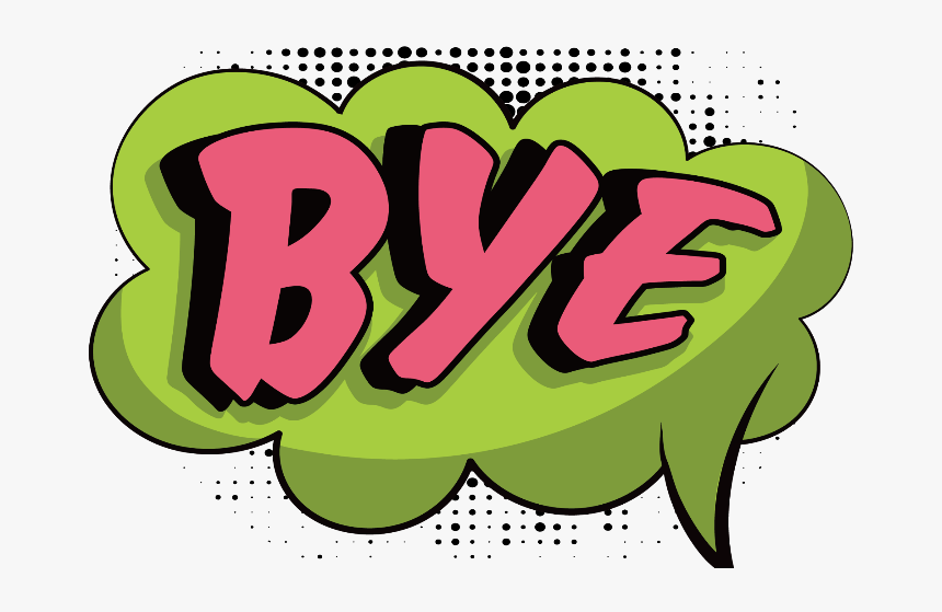 #bye #green #balloon #calligraphy #explosion #ftestickers - Illustration, HD Png Download, Free Download