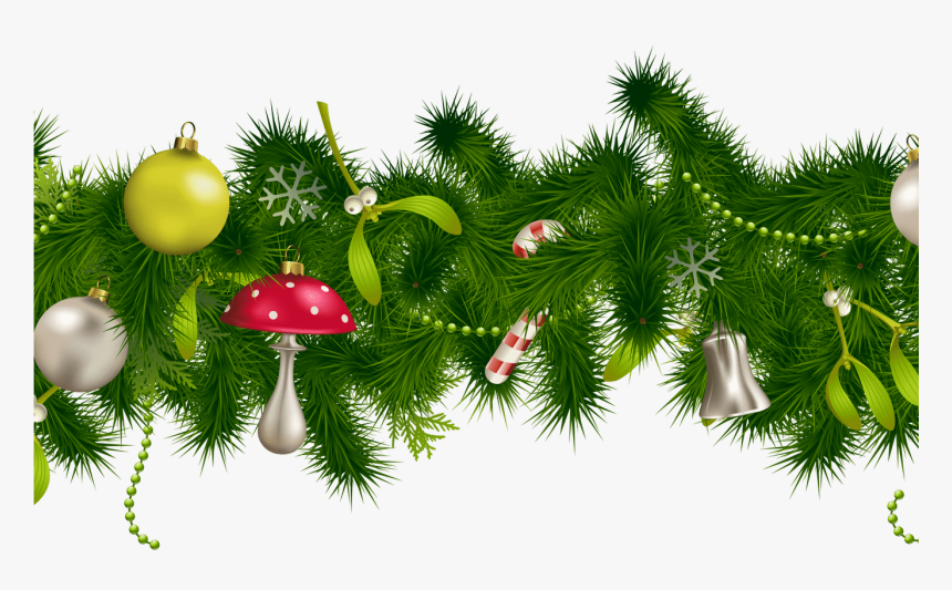 19 Christmas Holly Garland Clip Library Stock Huge - Transparent Background Christmas Ornaments Png, Png Download, Free Download