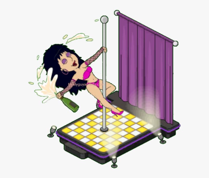 Big Time Stripper Pole Stripper Bonnie Champagne Room - Champagne Room Stripper Pole, HD Png Download, Free Download