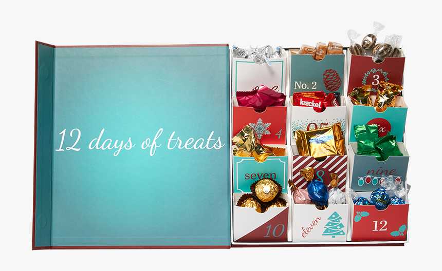Christmas Candy Calendar Gift - Greeting Card, HD Png Download, Free Download