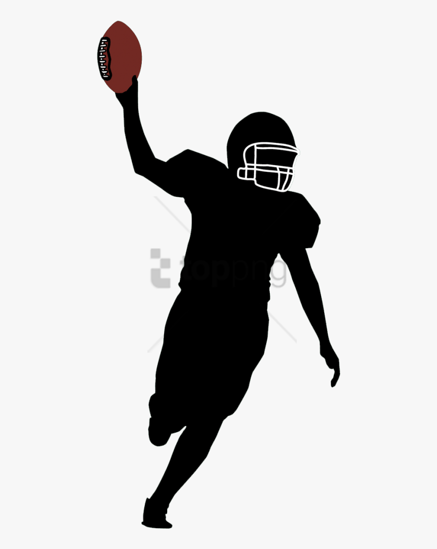 Free Png American Football Player Silhouette Png Image - Transparent Football Player Silhouette Png, Png Download, Free Download