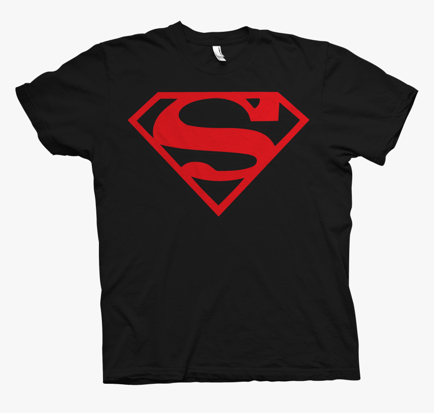 Superman T Shirt Black And Red, HD Png Download, Free Download
