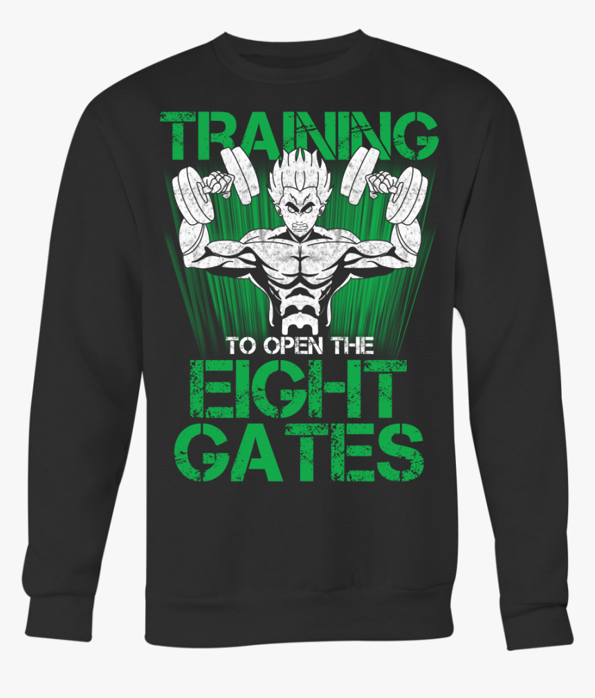 Training To Open The Eight Gates Shirt Rock Lee Naruto - Long-sleeved T-shirt, HD Png Download, Free Download