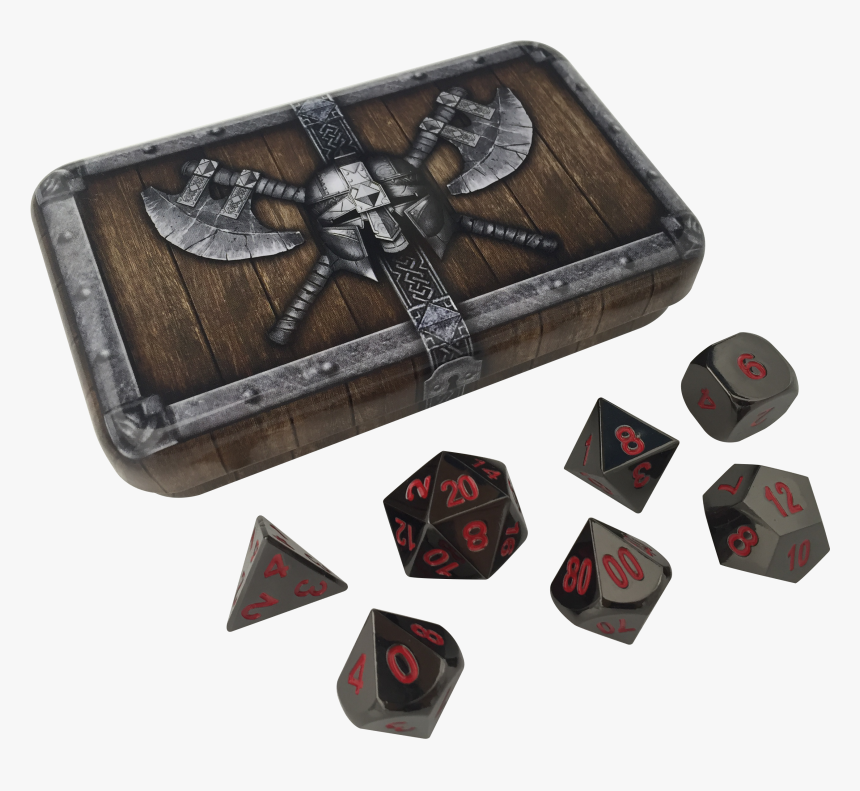 Dwarven Chest With Smoke And Fire - Skullsplitter Dice Industrial Gold, HD Png Download, Free Download