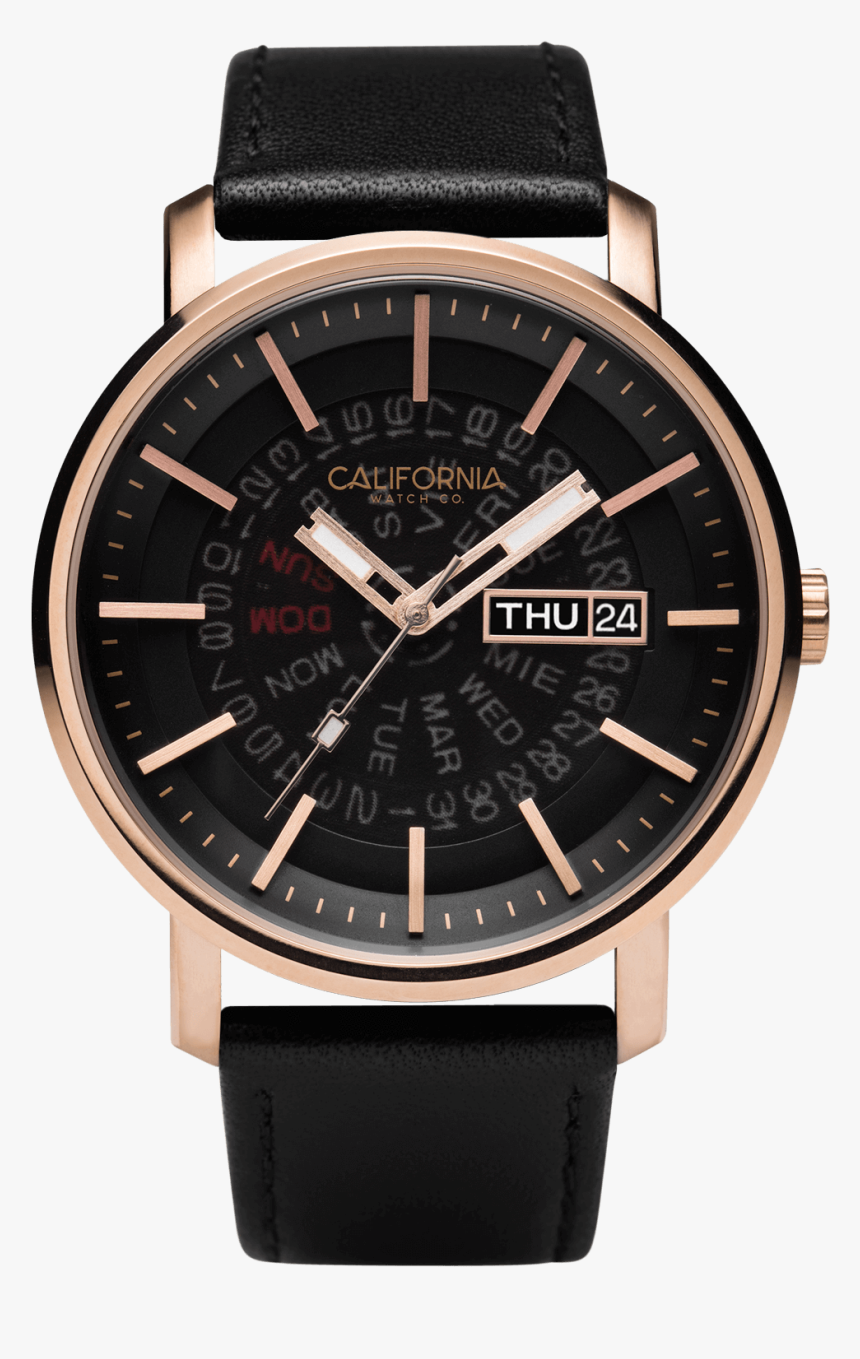 Mojave Leather Rose Gold Smoke - California Watch Co, HD Png Download, Free Download