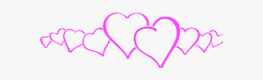 Heart Border For Word - Valentines Border Clip Art, HD Png Download, Free Download