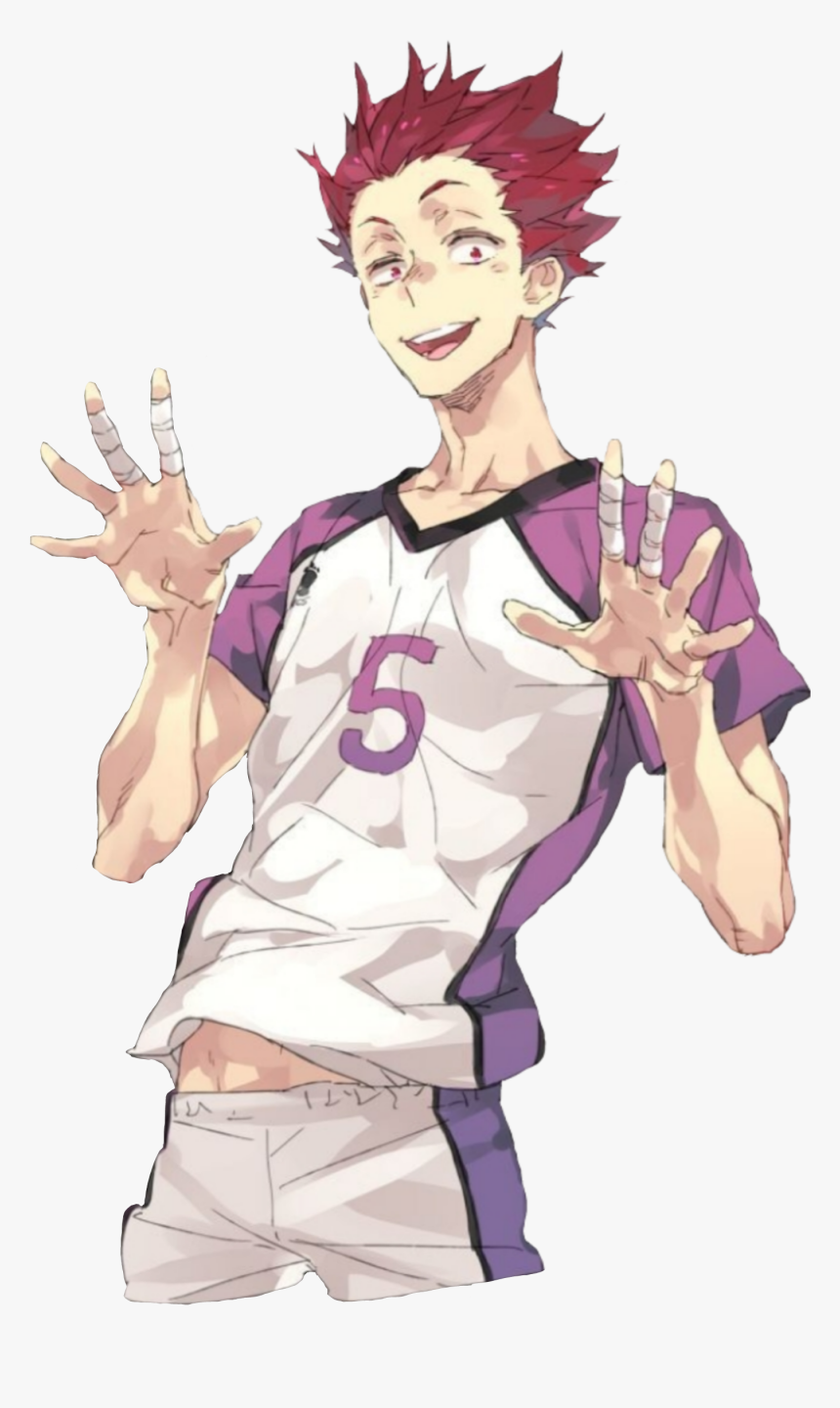 #haikyuu #volleyball #boy #satori #tendou #satoritendou - Tendou Satori, HD Png Download, Free Download
