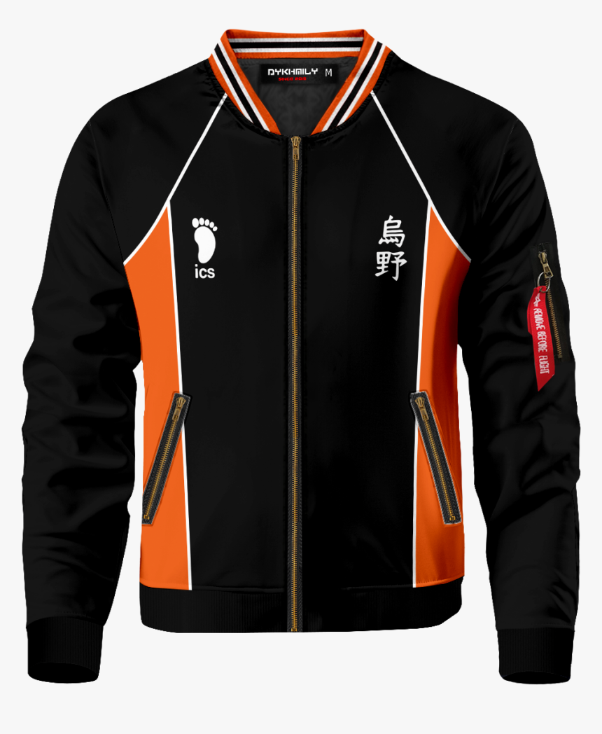 Haikyuu Karasuno Bomber Jacket, HD Png Download, Free Download