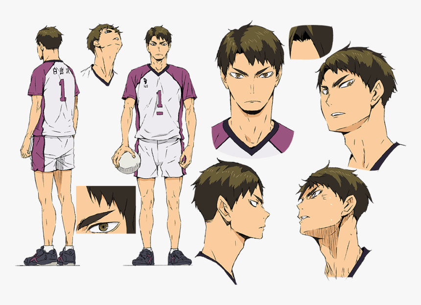 Ushijima Wakatoshi Character Design, HD Png Download, Free Download