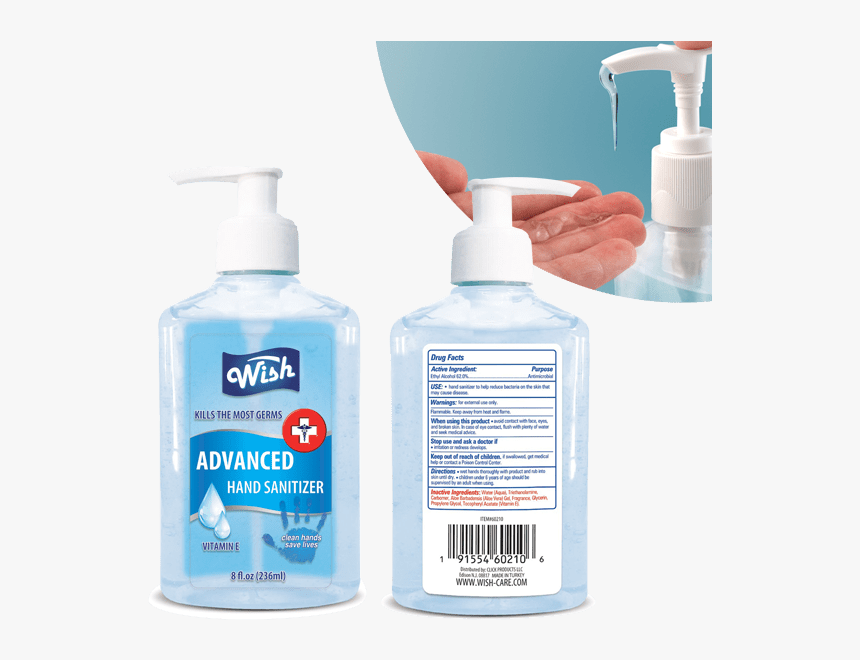 Wish Advanced Hand Sanitizer, HD Png Download, Free Download