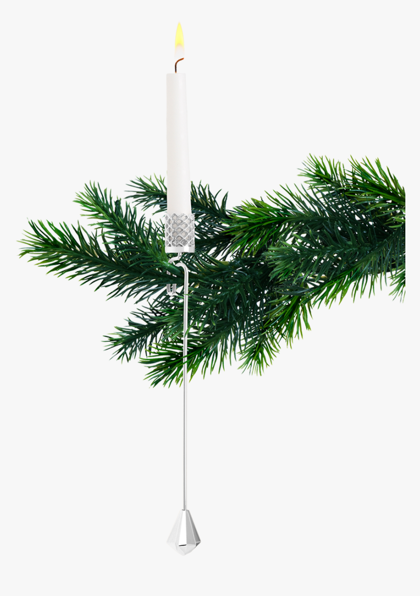Transparent Christmas Candle Png - Christmas Tree Candle Holder, Png Download, Free Download