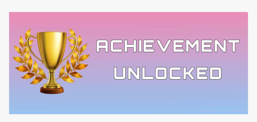 #freetoedit #tiktol #achievement #achievementunlocked - Trophy, HD Png Download, Free Download