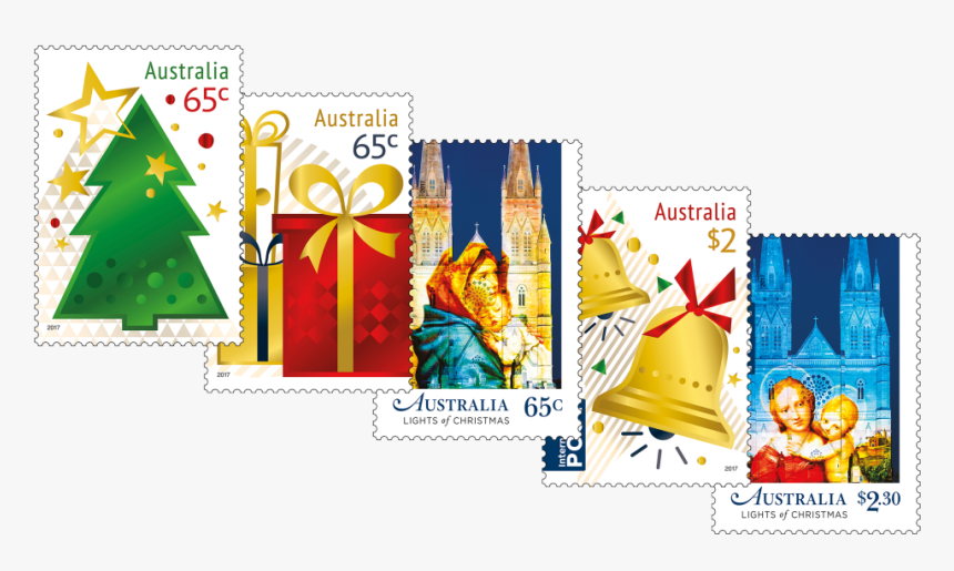 Australia Post Christmas Postage To Uk - Australia Christmas Stamps 2017, HD Png Download, Free Download