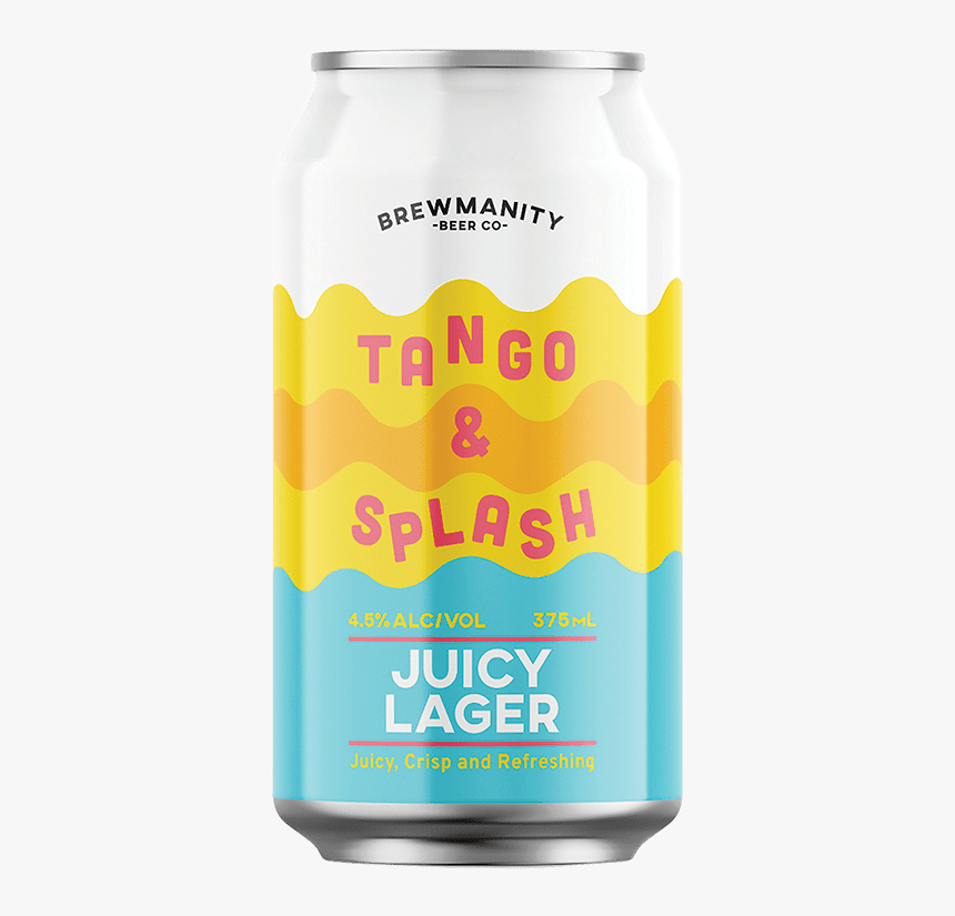 Brewmanity Tango & Splash Juicy Lager Cans 375ml - Sikhye, HD Png Download, Free Download