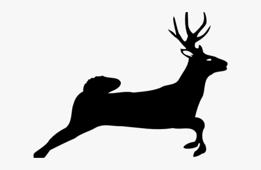 Whitetail Deer Cliparts - Deer Clipart Silhouette, HD Png Download, Free Download