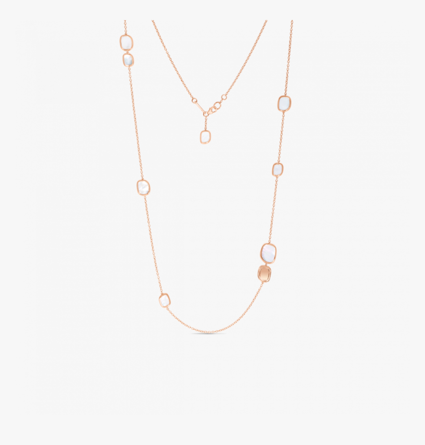 Roberto Coin Station Necklace With Mother Of Pearl - Necklace, HD Png Download, Free Download