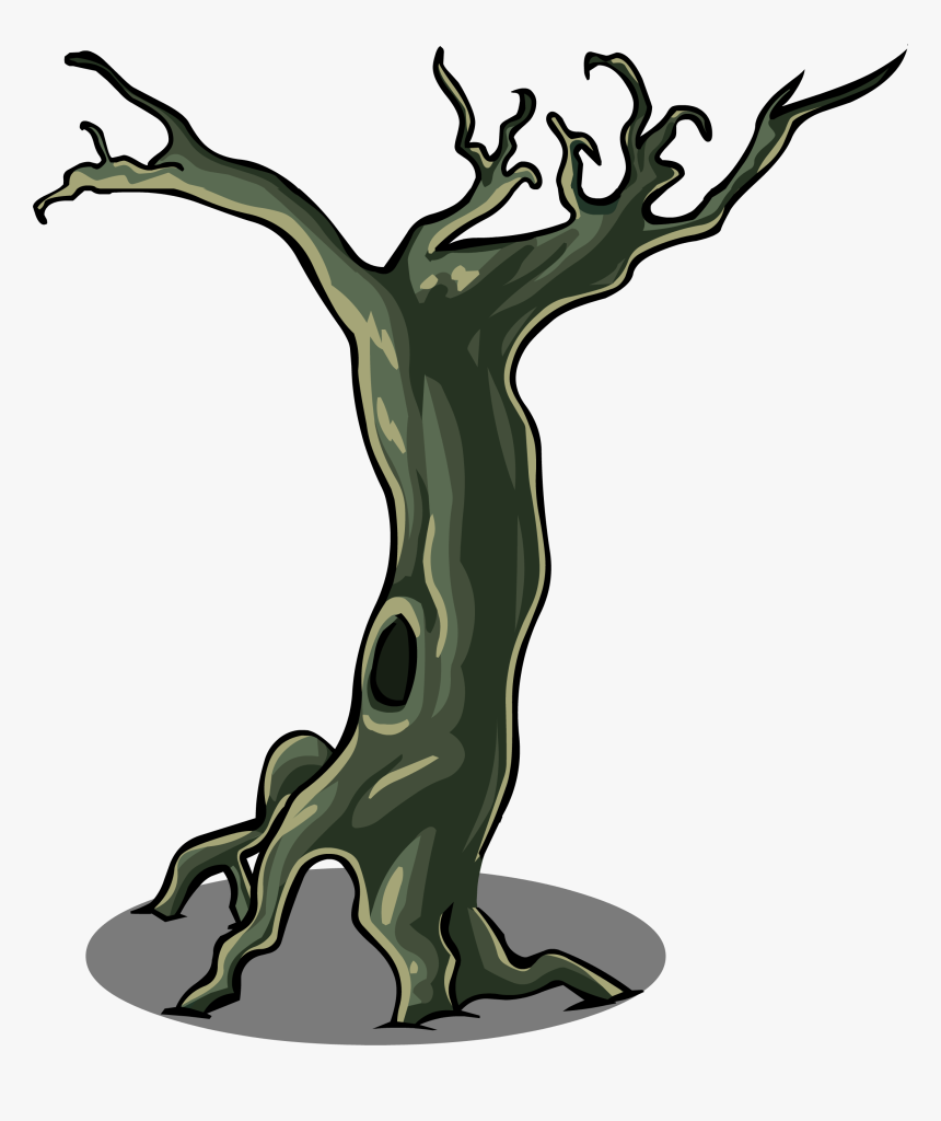 Spooky Tree - Club Penguin Rewritten Gifs, HD Png Download, Free Download