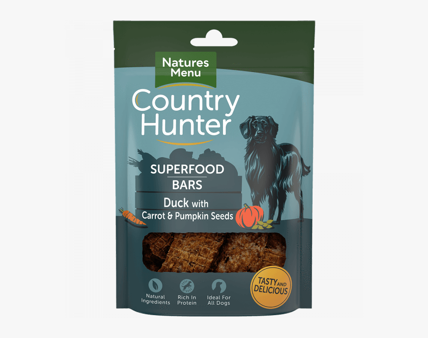 Natures Menu Ch Superfood Bar Duck 100g Dog Jurassic - Natures Menu Country Hunter Superfood Bars, HD Png Download, Free Download