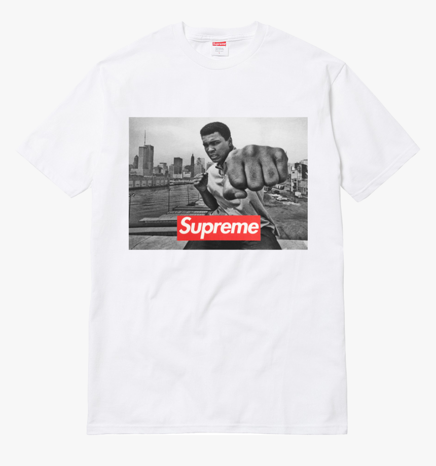 Supreme T-shirt Muhammad Ali - Muhammad Ali Supreme T Shirt, HD Png Download, Free Download