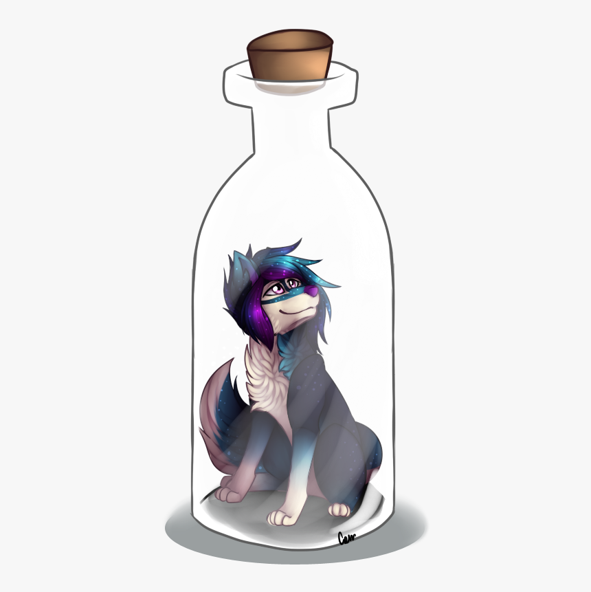 [ych] Message In A Bottle - Water Bottle, HD Png Download, Free Download