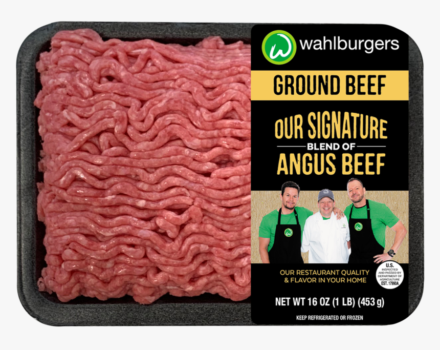 Ground Beef Wahlburger Groudn Beef, 1lb - Pink Slime, HD Png Download, Free Download