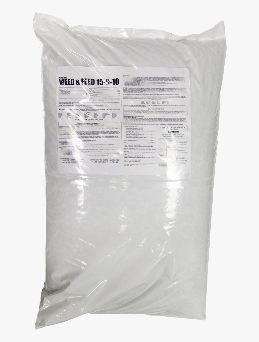 Solutions 15 5 10 Weed & Feed Fertilizer With Trimec - Plastic, HD Png Download, Free Download