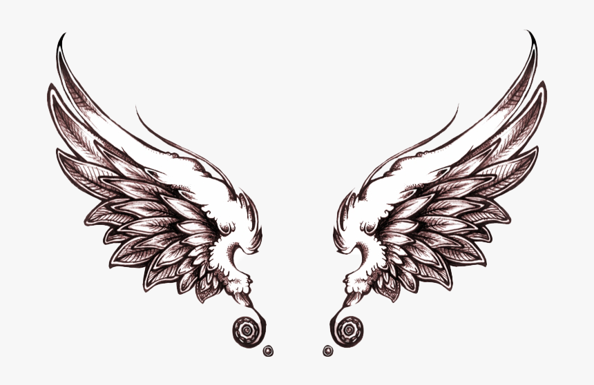 Wings Tattoo Png Image File - Danish Zehen Tattoo Design Png, Transparent Png, Free Download