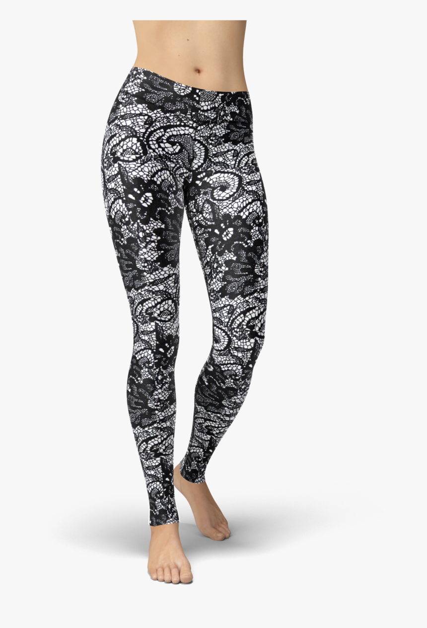 Catrina Black Lace - Leggings, HD Png Download, Free Download