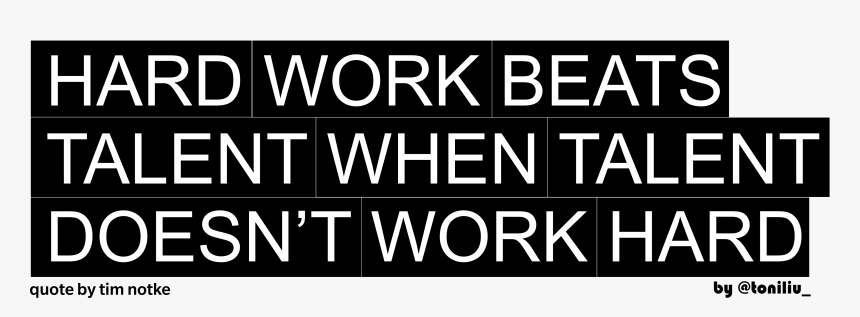 Hard Work Talent Bw - Hard Work Beats Talent Png, Transparent Png, Free Download