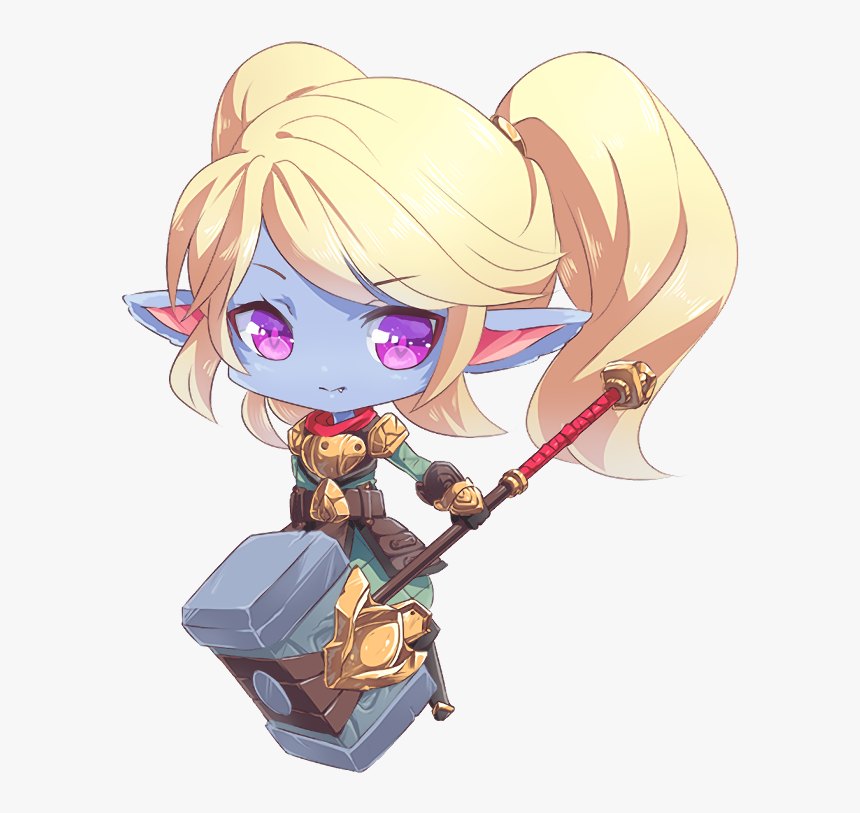 Chibi Poppy By Kairui Hd Wallpaper Fan Artwork League - Poppy Chibi, HD Png Download, Free Download