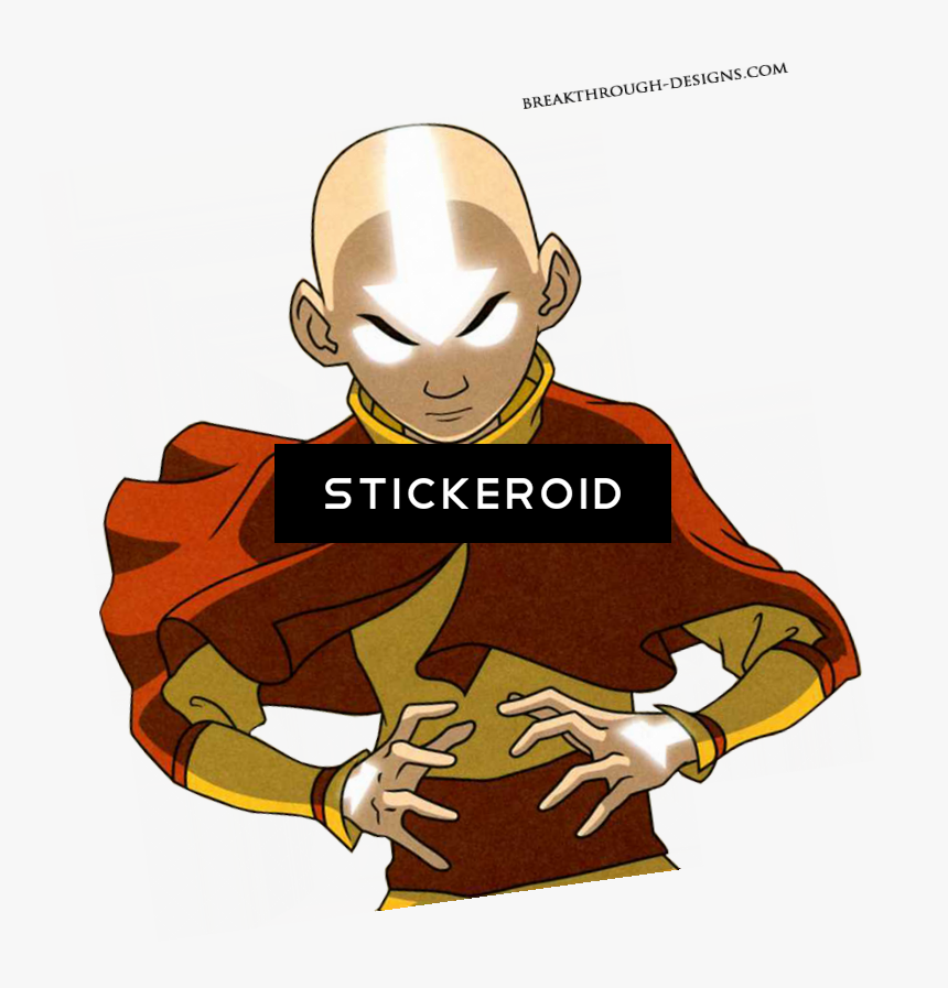 Last Airbender Cartoon Aang , Png Download - Avatar Aang Png, Transparent Png, Free Download