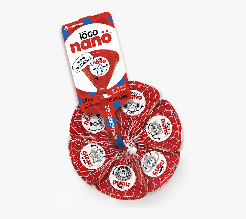 Iogo Nano Mozzarella Cheese 6x20g - Iogo Nano Cheese, HD Png Download, Free Download